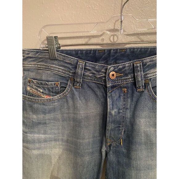 Diesel Jeans Mens 32x29 Blue Safado Reular Slim Straigt Denim Solid - Picture 4 of 9